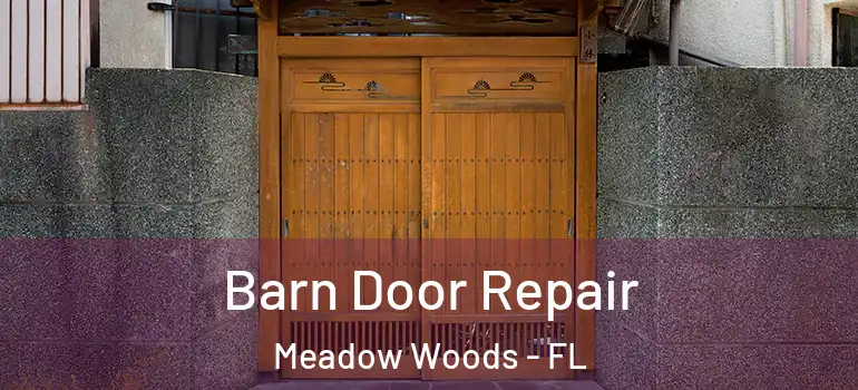  Barn Door Repair Meadow Woods - FL